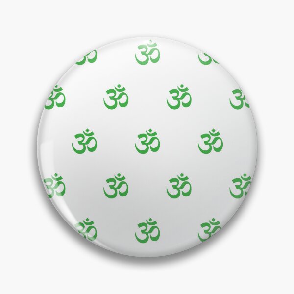 Item preview, Green Om Symbol, Om Mantra Pattern designed and sold by patterniastudio.
