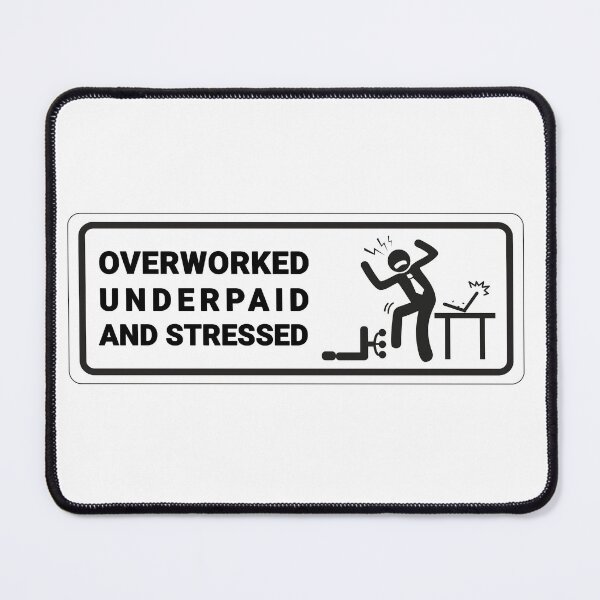 Item preview, stress at work designed and sold by tee-blah-blah.