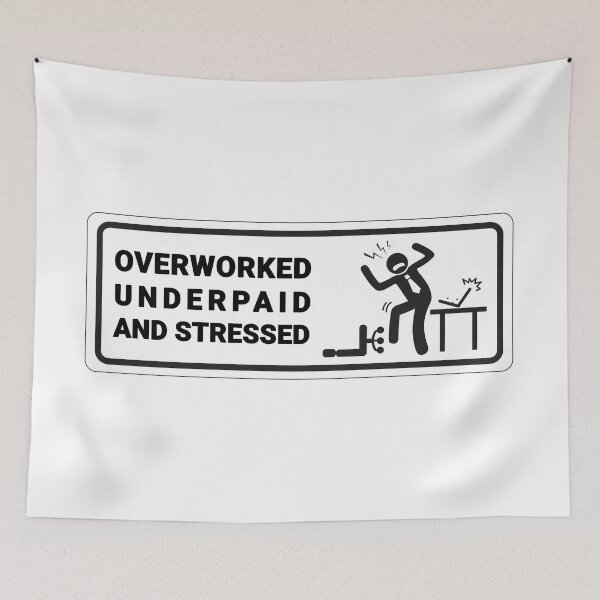 Item preview, stress at work designed and sold by tee-blah-blah.