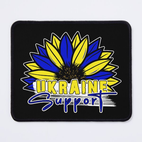Item preview, Ukraine Flag Sunflower Vintage Support designed and sold by Tritroc.
