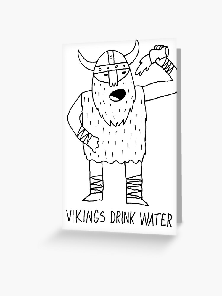 Vikings are strong black and white drawing Essential T-Shirt for Sale by  DiabolickalPLAN