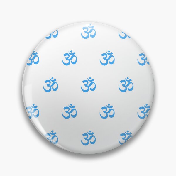 Item preview, Light blue Om Symbol, Om Mantra Pattern designed and sold by patterniastudio.