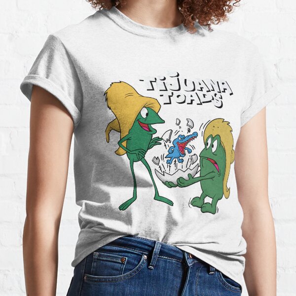Music Vintage Retro Tribute To Obscure Cartoon Characters The Tijuana Toads Toro And Pancho Love You Classic T-Shirt