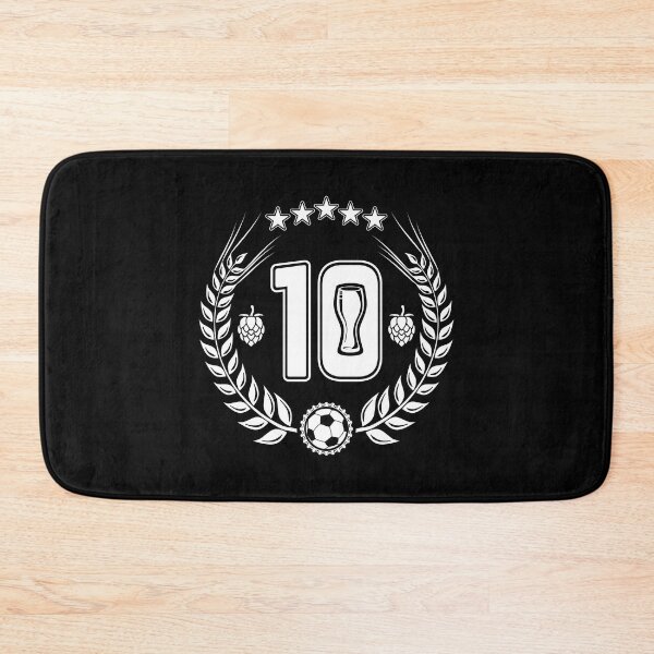 Item preview, Soccer Jersey No 10 Beer Glass (white) designed and sold by DKdesigns27.