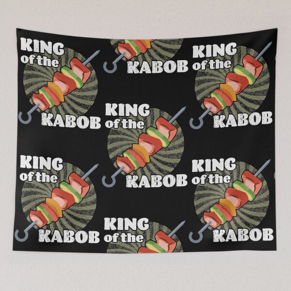 Item preview, King of the Kabob Grilling Distressed Design  designed and sold by TerryBr4332403.