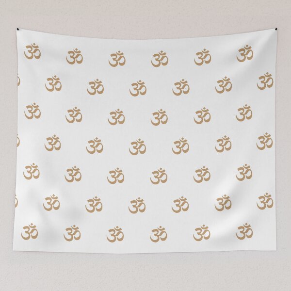 Item preview, Light brown Om Symbol, Om Mantra Pattern designed and sold by patterniastudio.