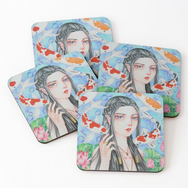 Item preview, Naid and Kois designed and sold by IridaFleur.