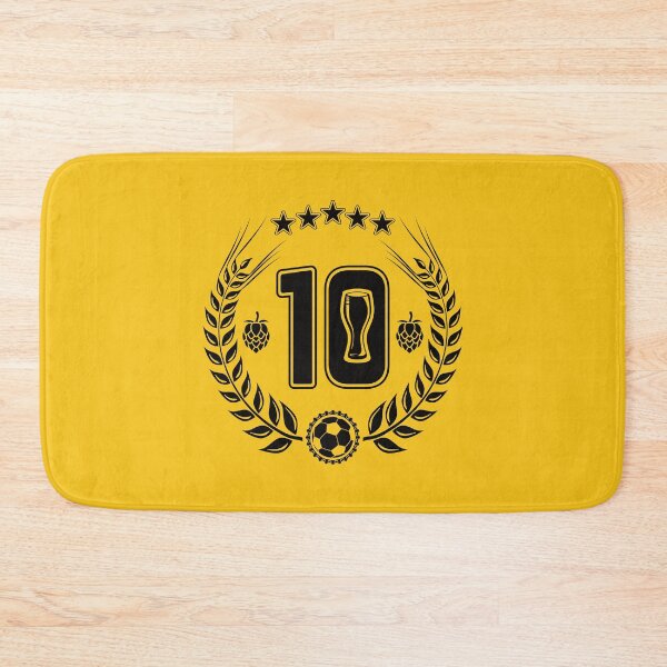 Item preview, Soccer Jersey No 10 Beer Glass (black) designed and sold by DKdesigns27.