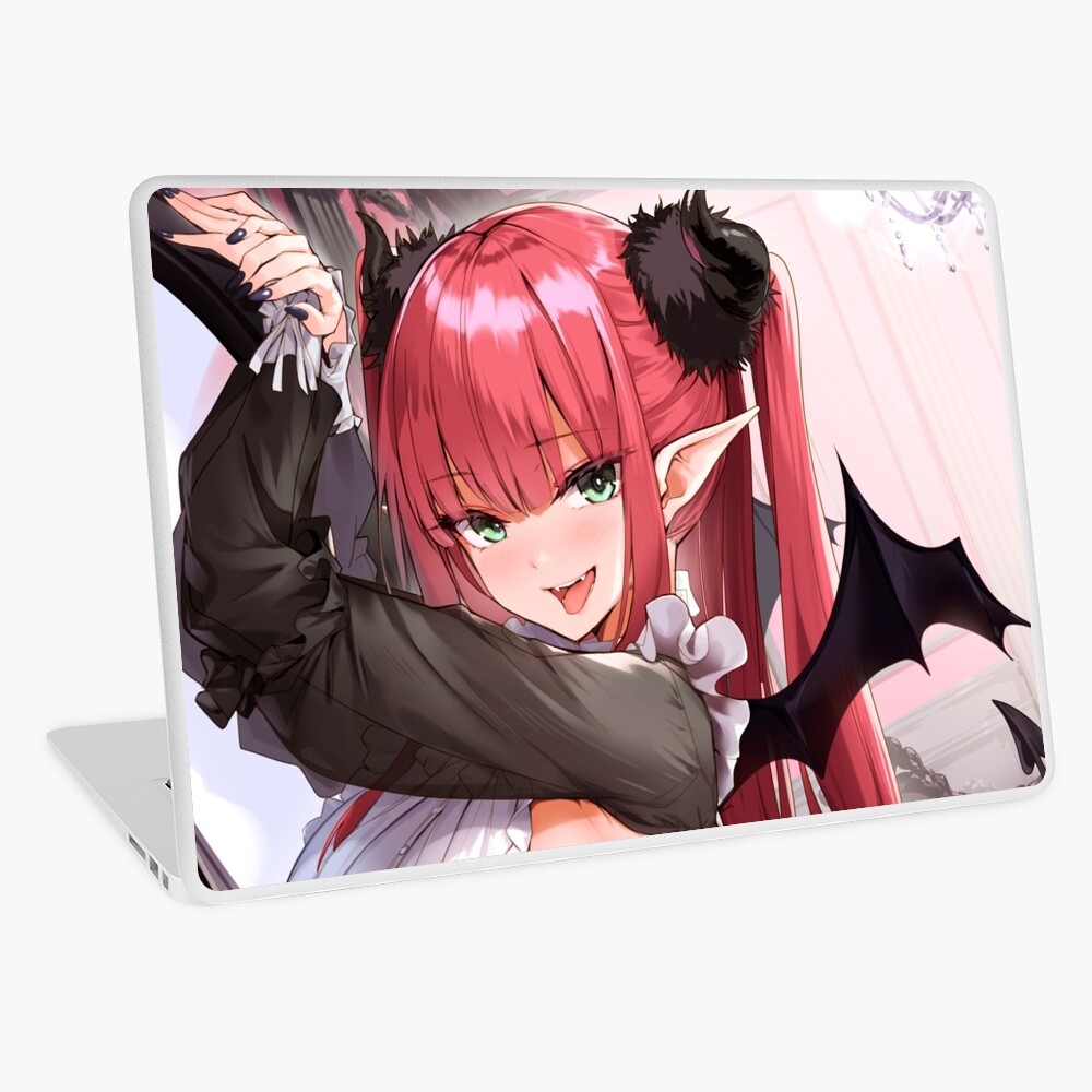 Sexy Succubus Kitagawa Marin Lewd My Dress Up Darling Rizu Kyun Hentai Girl Laptop Skin By