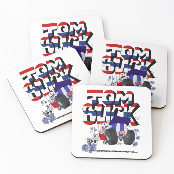 Item preview, Tribute To Jay Ward Cartoons Tom Slick In The Thunderbolt Grease Slapper With Patriotic Logotyp designed and sold by Emmanuellelockm.