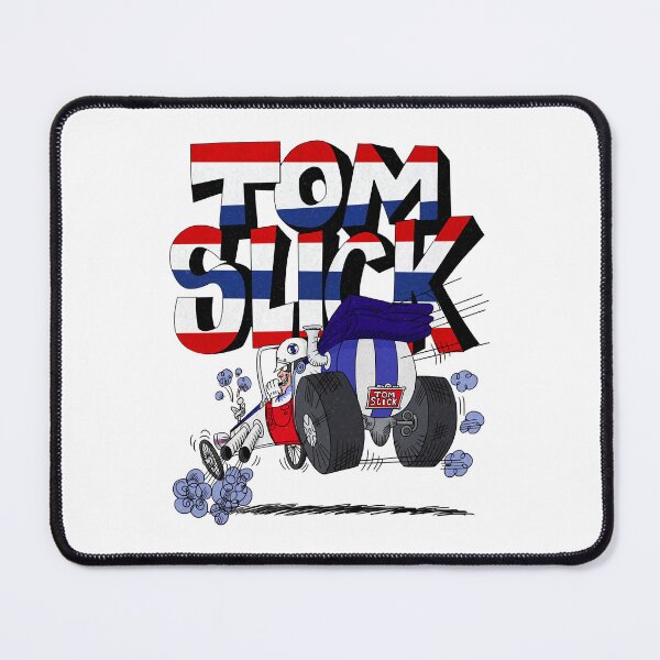 Item preview, Tribute To Jay Ward Cartoons Tom Slick In The Thunderbolt Grease Slapper With Patriotic Logotyp designed and sold by Emmanuellelockm.