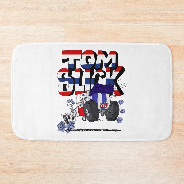 Item preview, Tribute To Jay Ward Cartoons Tom Slick In The Thunderbolt Grease Slapper With Patriotic Logotyp designed and sold by Emmanuellelockm.