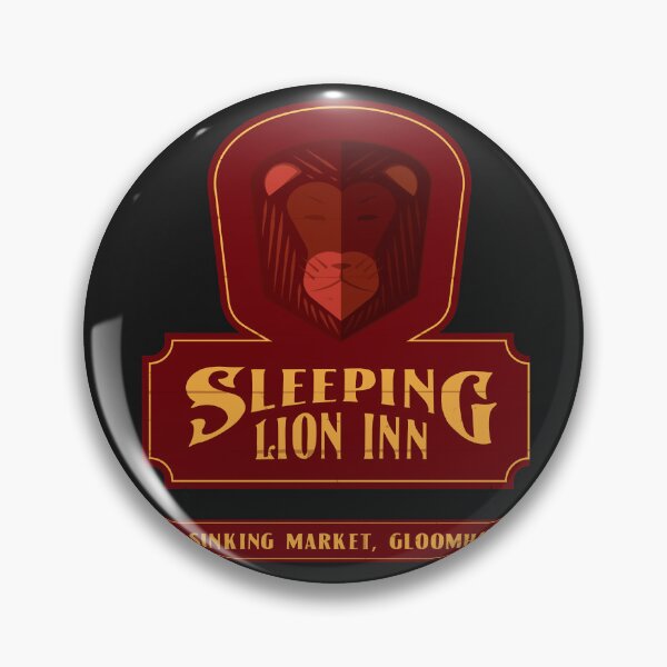 Item preview, The sleeping lion inn sign classic t shirt designed and sold by AnuradhaDubey.