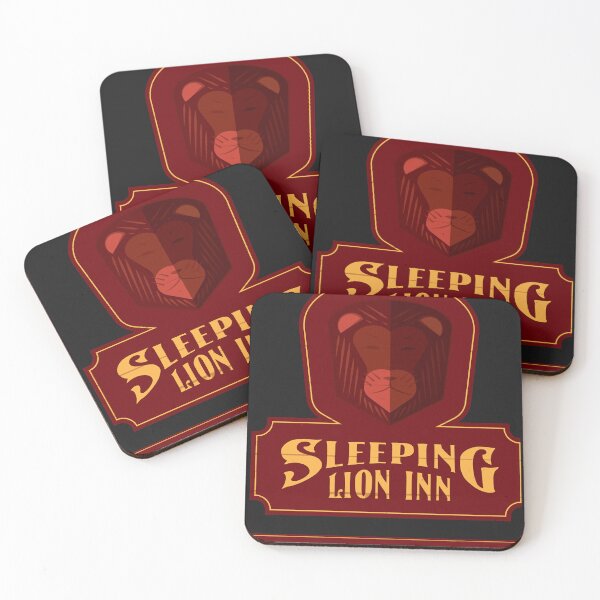Item preview, The sleeping lion inn sign classic t shirt designed and sold by AnuradhaDubey.