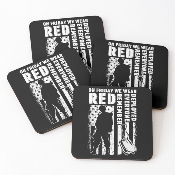 Item preview, Red Friday Military Shirt On Friday We Wear Red Veteran Gift Tank Top designed and sold by pinkeyatur.