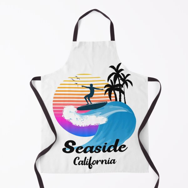 Item preview, Seaside California Beach Retro Sunset designed and sold by mountainadora.