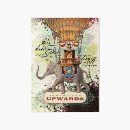 Onward and Upwards Art Board Print