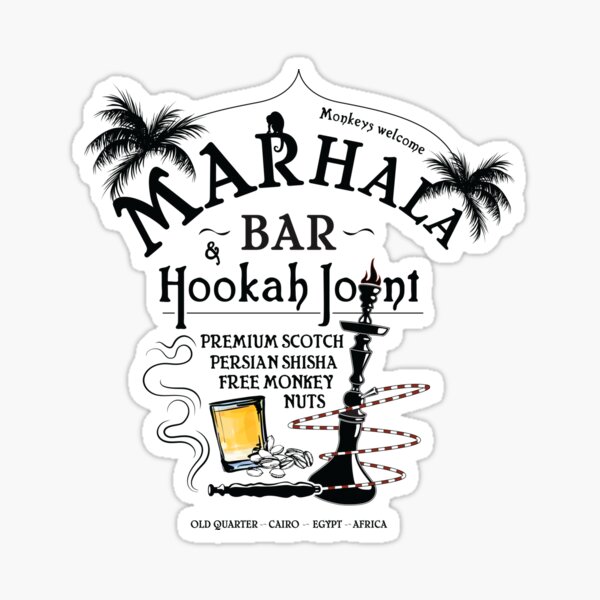 Item preview, Marhala Bar und Shisha-Laden designed and sold by Candywrap Studio.