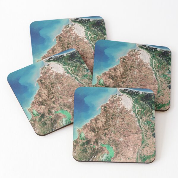 Item preview, Barranquilla, Colombia from space designed and sold by Raureif.