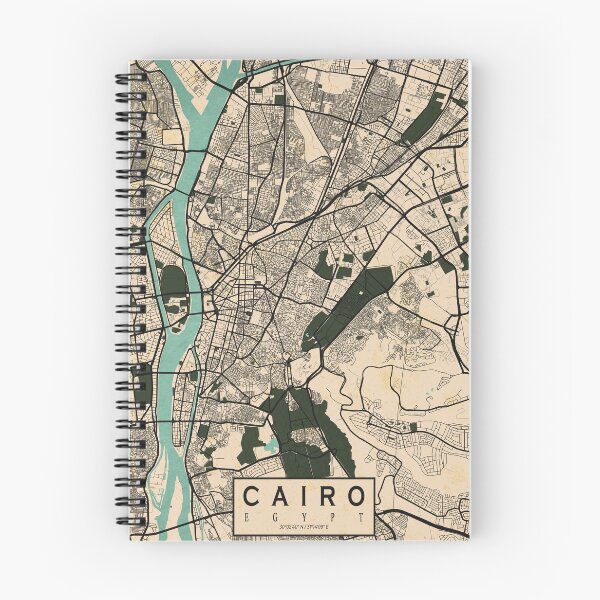 Item preview, Cairo City Map of Egypt - Vintage designed and sold by deMAP.