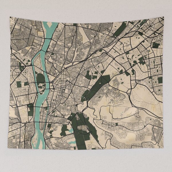 Item preview, Cairo City Map of Egypt - Vintage designed and sold by deMAP.