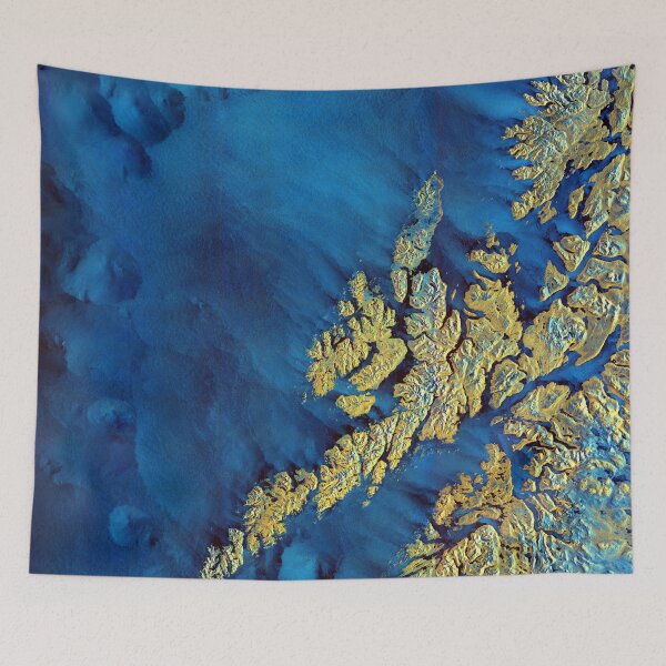 Item preview, Lofoten archipelago, Norway from space designed and sold by Raureif.