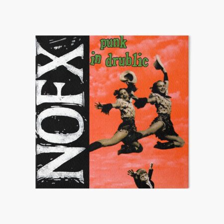 Lámina rígida for Sale con la obra «Punk de NOFX en drublic» de 