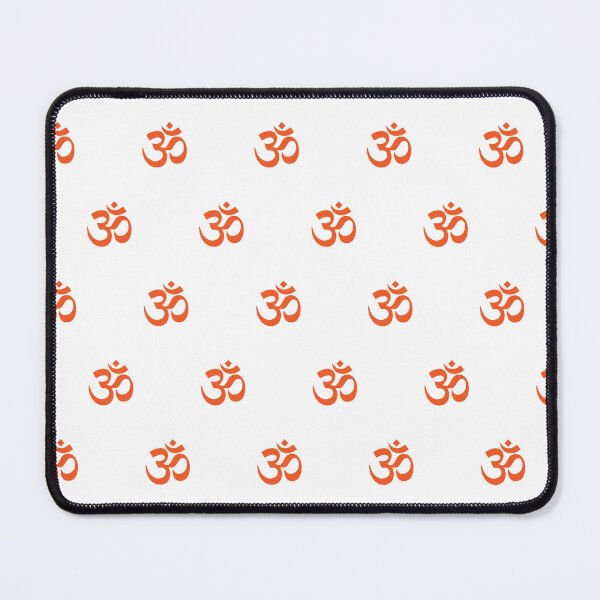 Item preview, Orange Om Symbol, Om Mantra Pattern designed and sold by patterniastudio.