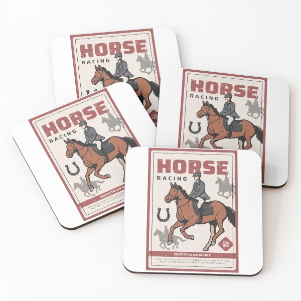 Item preview, Retro / Vintage Horse Racing Design - Riding Horses / Pony Style Trend 2023 designed and sold by lookupcare.