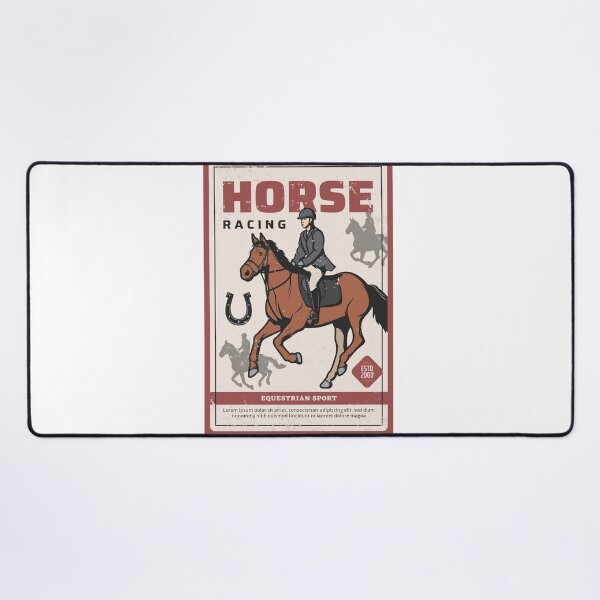 Item preview, Retro / Vintage Horse Racing Design - Riding Horses / Pony Style Trend 2023 designed and sold by lookupcare.