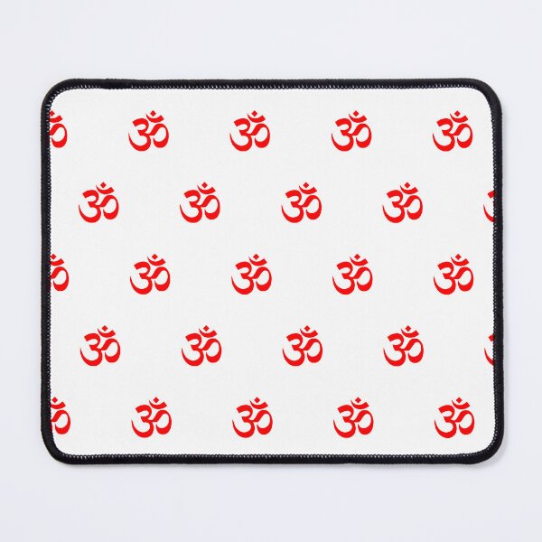 Item preview, Red Om Symbol, Om Mantra Pattern designed and sold by patterniastudio.