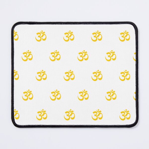Item preview, Yellow Om Symbol, Om Mantra Pattern designed and sold by patterniastudio.