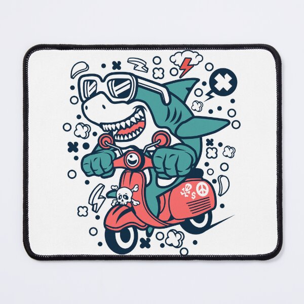 Item preview, scooterist shark designed and sold by K-ARO.