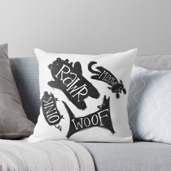Item preview, WOOF! RAWR! OINK! MEOW! designed and sold by linodono.