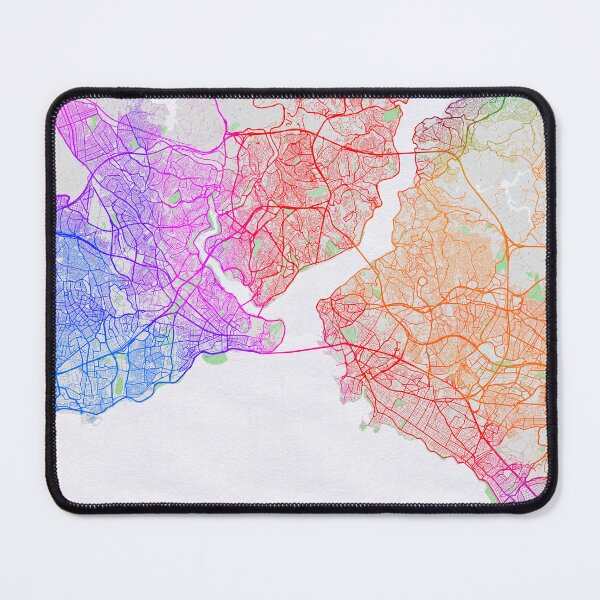 Item preview, Istanbul City Map of Turkey - Colorful designed and sold by deMAP.