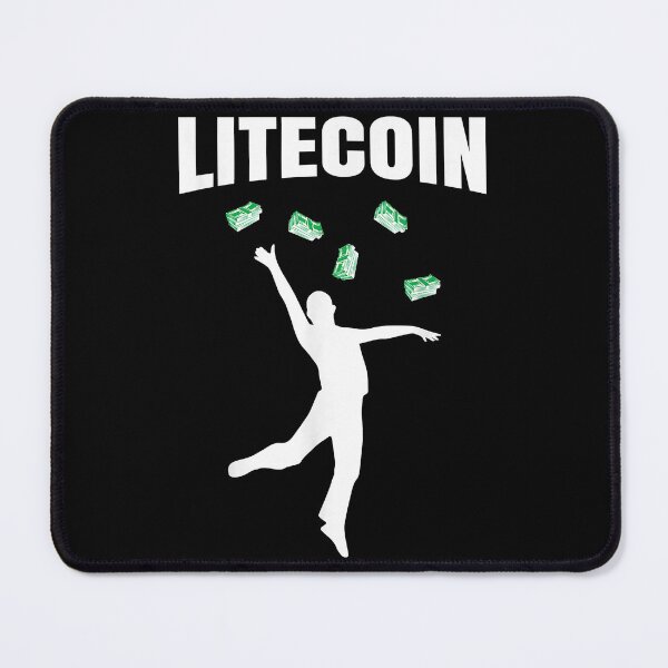 Artikelvorschau, Litecoin-reicher Mann, der Geld-Blockchain-Münzen-T-Shirt wirft entworfen und verkauft von abigailbullock.