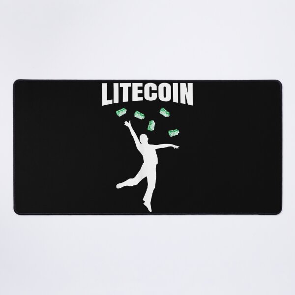 Artikelvorschau, Litecoin-reicher Mann, der Geld-Blockchain-Münzen-T-Shirt wirft entworfen und verkauft von abigailbullock.
