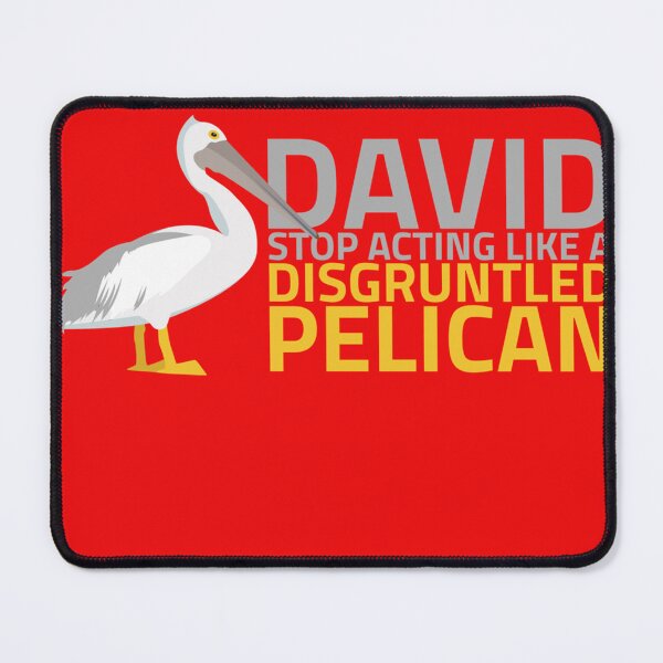 Item preview, Disgruntled Pelican (Black) Sticker designed and sold by AndreZankl.
