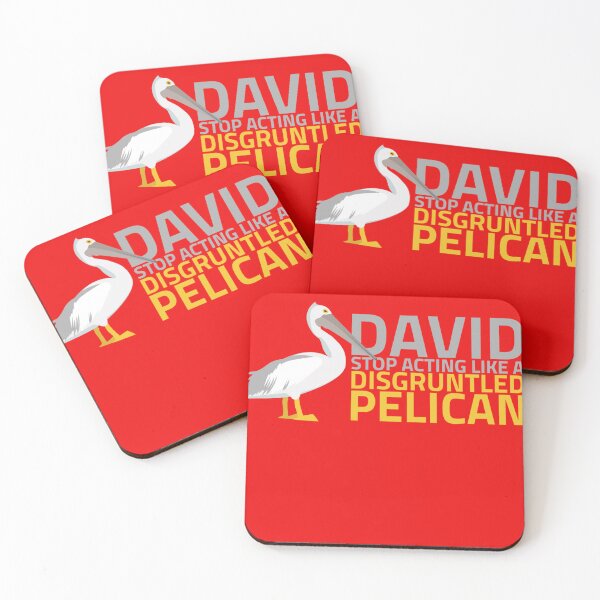 Item preview, Disgruntled Pelican (Black) Sticker designed and sold by AndreZankl.