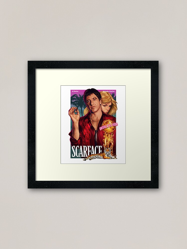 Tony Montana Wall Art: Scarface Poster Collection and Al Pacino Art