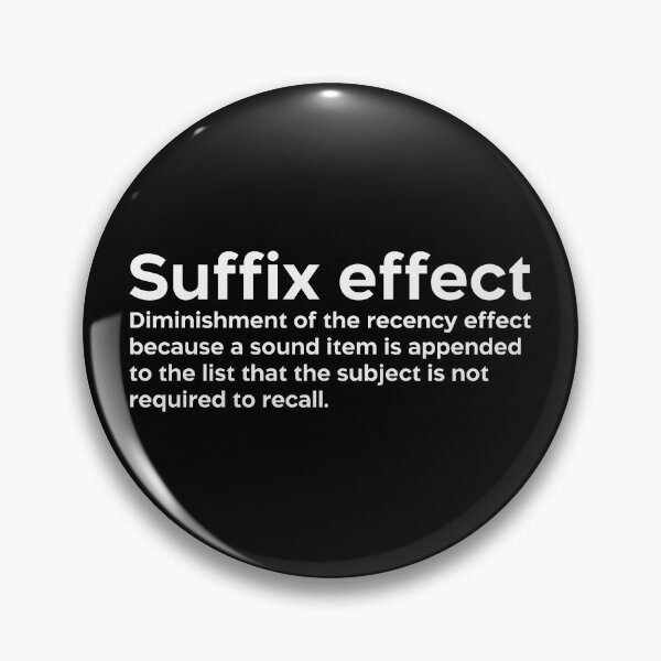 Item preview, Suffix effect white designed and sold by EdimQuotes.