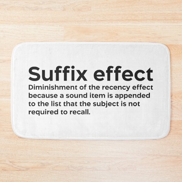 Item preview, Suffix effect black designed and sold by EdimQuotes.