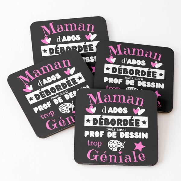 Item preview, Overwhelmed mom drawing teacher birthday gift designed and sold by RomualdGR.