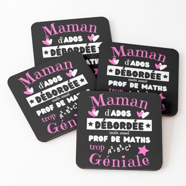 Item preview, Overworked mom birthday math teacher gift designed and sold by RomualdGR.