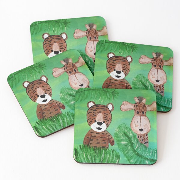 Item preview, Bear and Moose - Original artwork by Dody Denman designed and sold by MoxyMermaid.