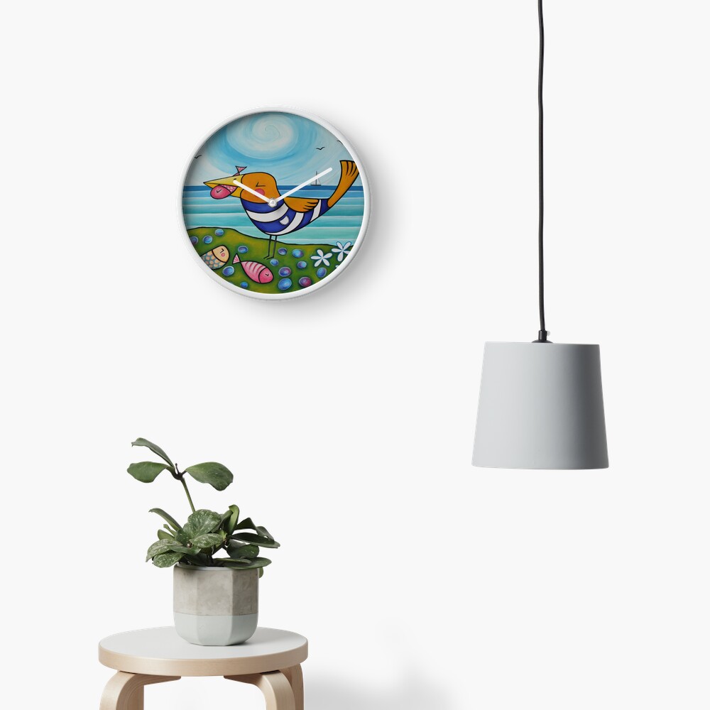 Item preview, Clock designed and sold by LauraBenitezArt.