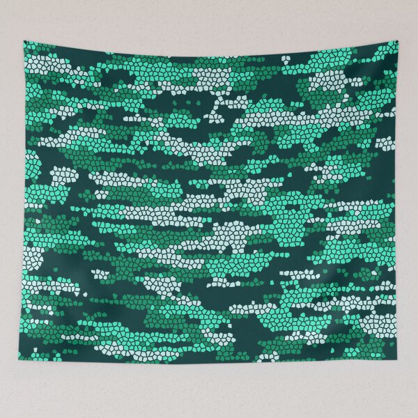 Item preview, Metallic Green Camo Pattern  designed and sold by Tshirtstory.