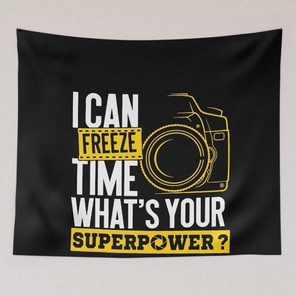 Item preview, I Can Freeze Time Superpower Photographer designed and sold by TobyLewis1592.