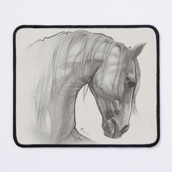 Item preview, Sadness, Horse, Pencil Sketch designed and sold by TendaLee.