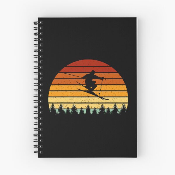 Item preview, Sunset Skiing - Skiers Vintage designed and sold by levintere.